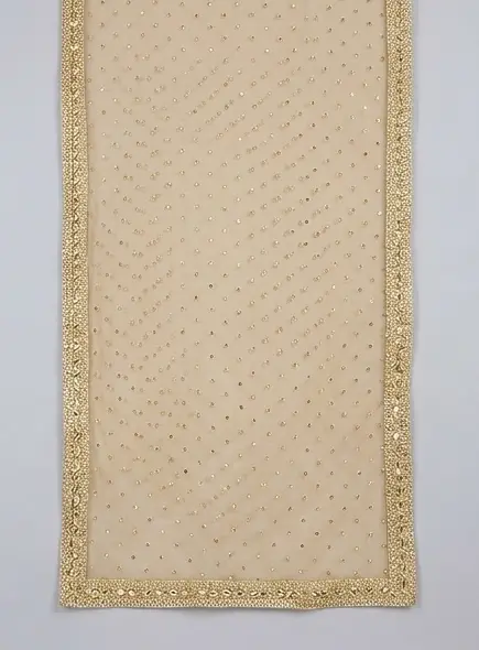 Half Mirror Block Printed Maxi with Kencan Dupatta | KQ116 - Image 9