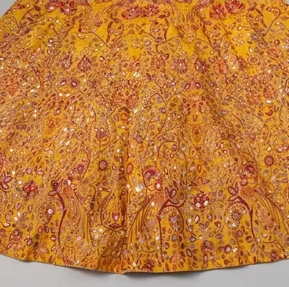 Full Mirror Block Printed Maxi with Kencan Dupatta | KQ120 - Image 5